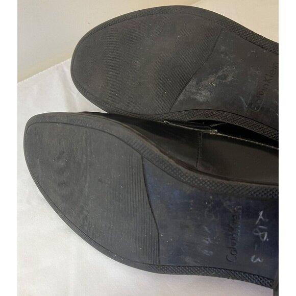 Calvin Klein Fernando Men’s Dress Shoe 11.5 Slip On Black, Very Nice Dress Shoes - Picture 6 of 8